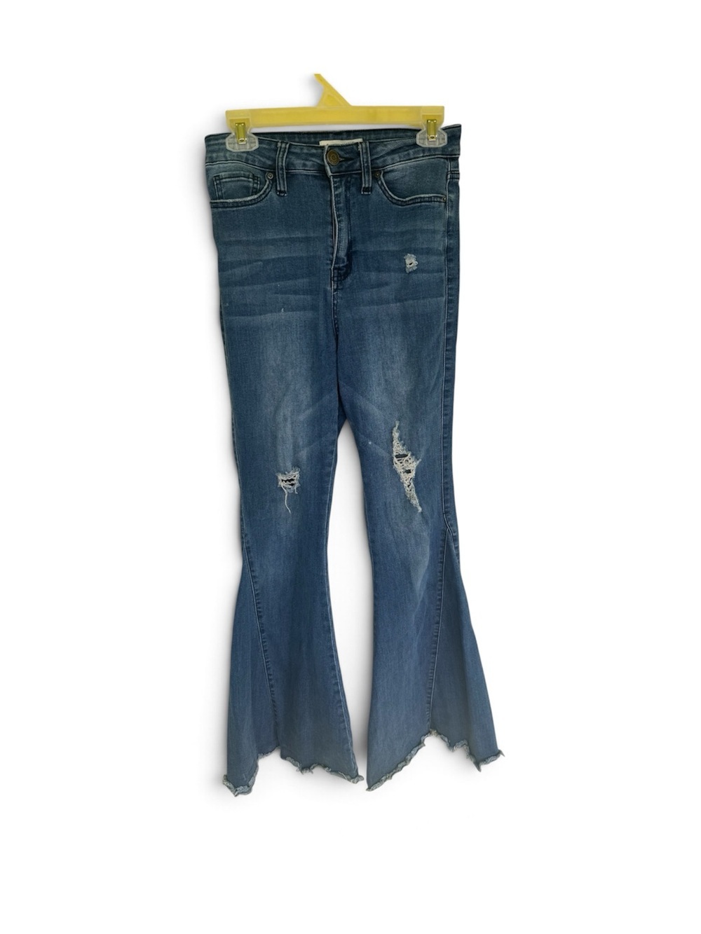 YMI Gigi Fit Distressed Side Split Flare Jeans 9/29 Tall 36 Inseam / Tall"
